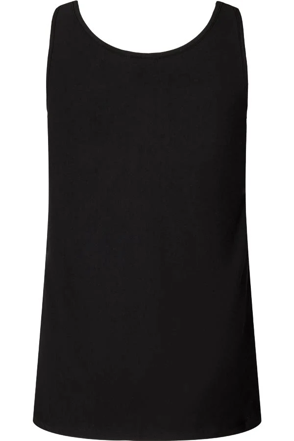 Alma tank top | Sort | Top med brede stropper fra Liberté Essentiel