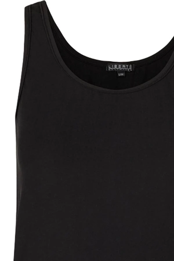 Alma tank top | Sort | Top med brede stropper fra Liberté Essentiel