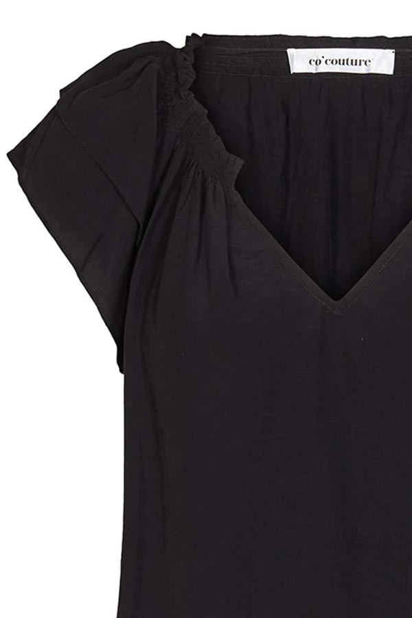 Sunrise Top | Black | Top fra Co'couture