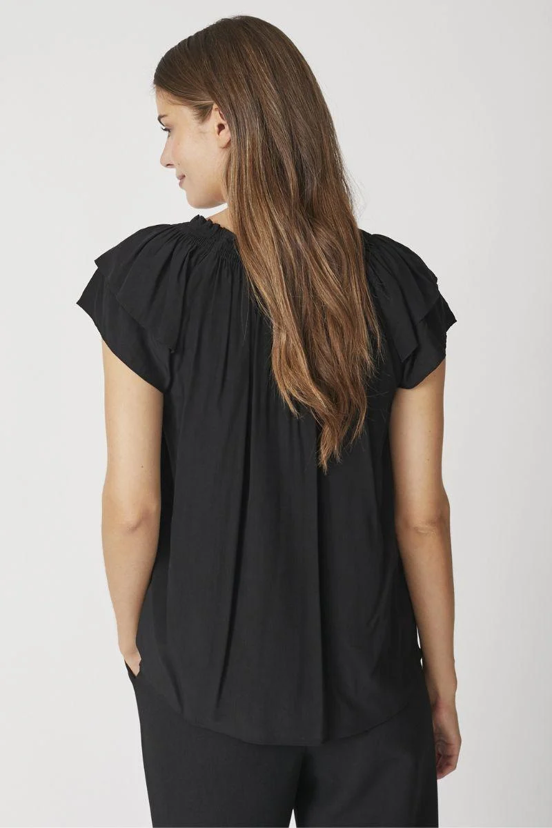 Sunrise Top | Black | Top fra Co'couture