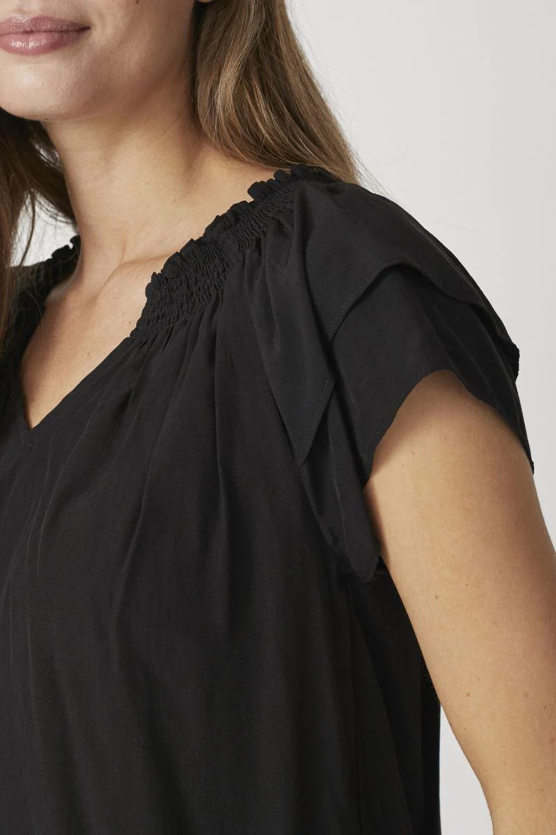 Sunrise Top | Black | Top fra Co'couture