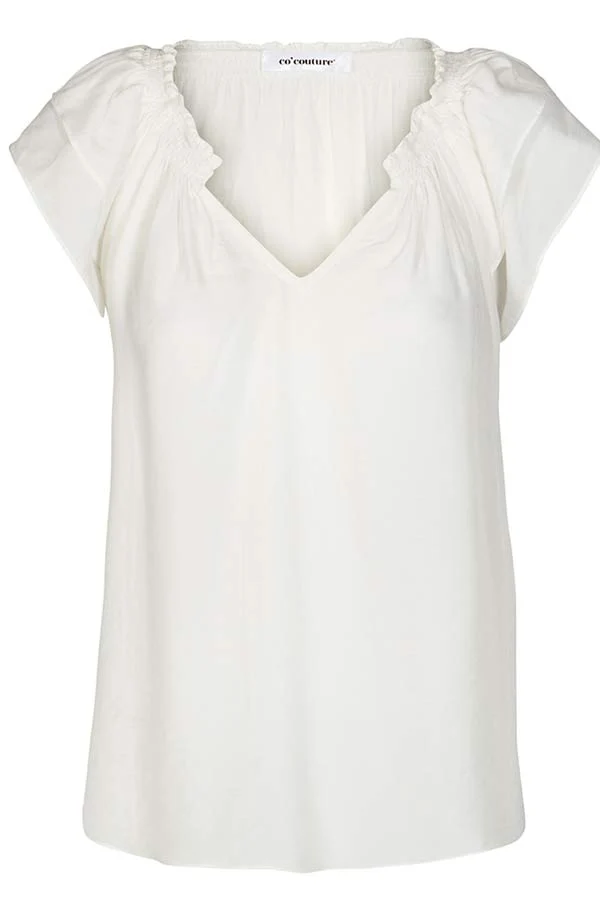 Sunrise top | Off white | Sød sommertop fra Co'couture