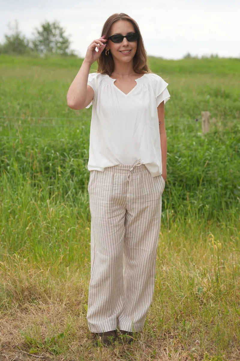 Sunrise top | Off white | Sød sommertop fra Co'couture