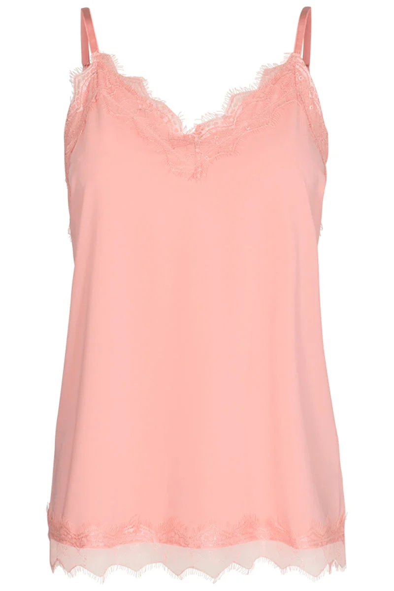 Bicco strap top | Pale Mauve | Blonde top fra Freequent