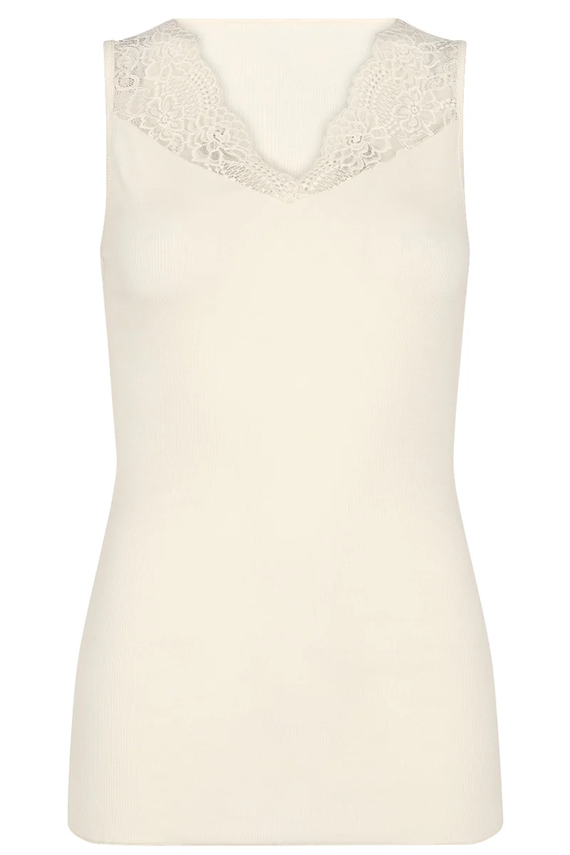Flora Laced Top | Cream | Top fra State bird