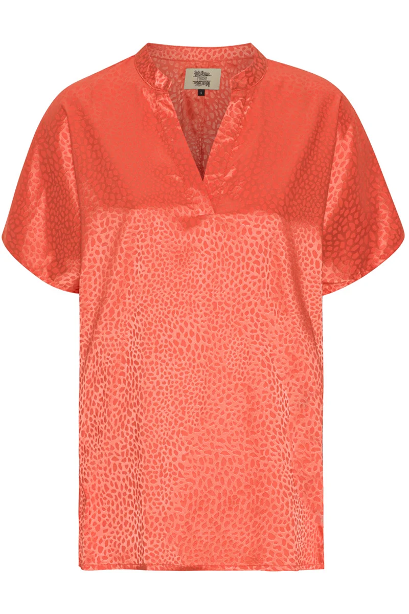 Indio Top | Solid Leo Orange | Top fra French Laundry