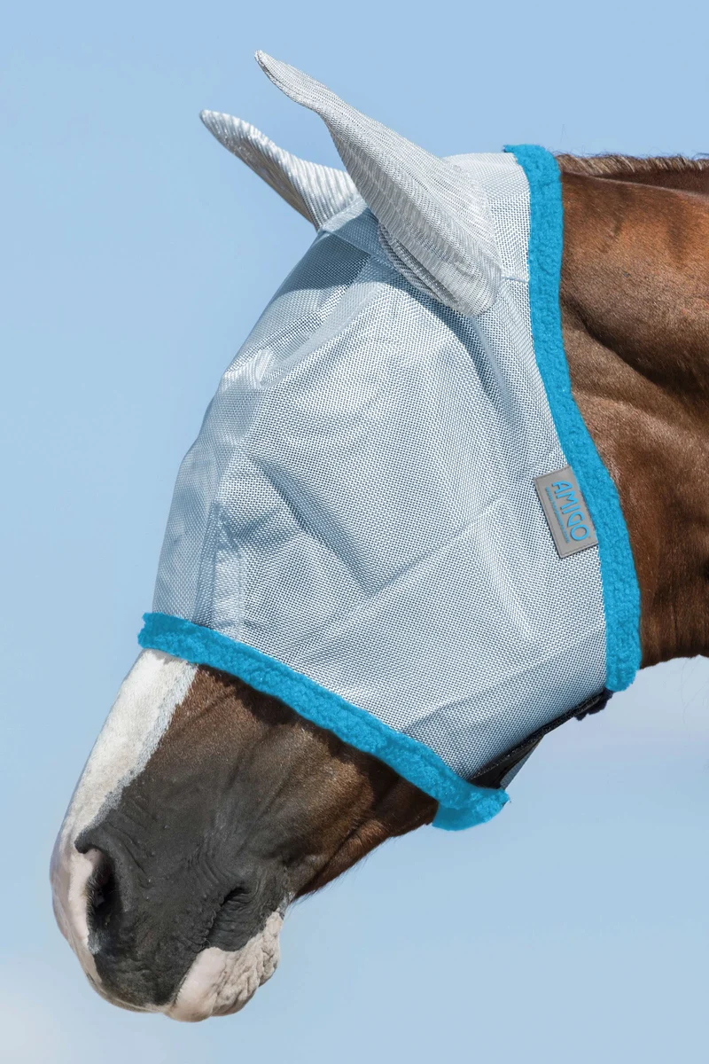 Amigo Fliegenmaske Baby Blue / Electric Blue WB