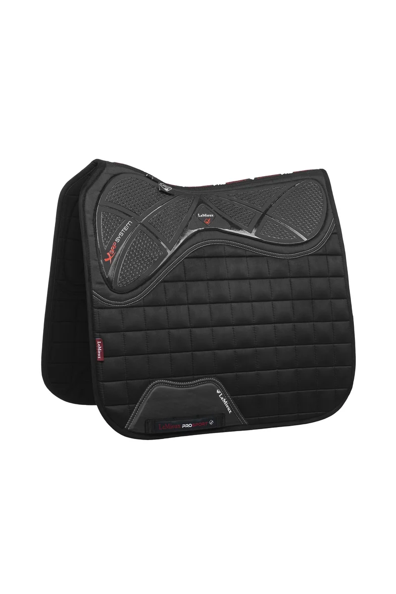 X-Grip Silicone Square Dressurschabracke Black WB