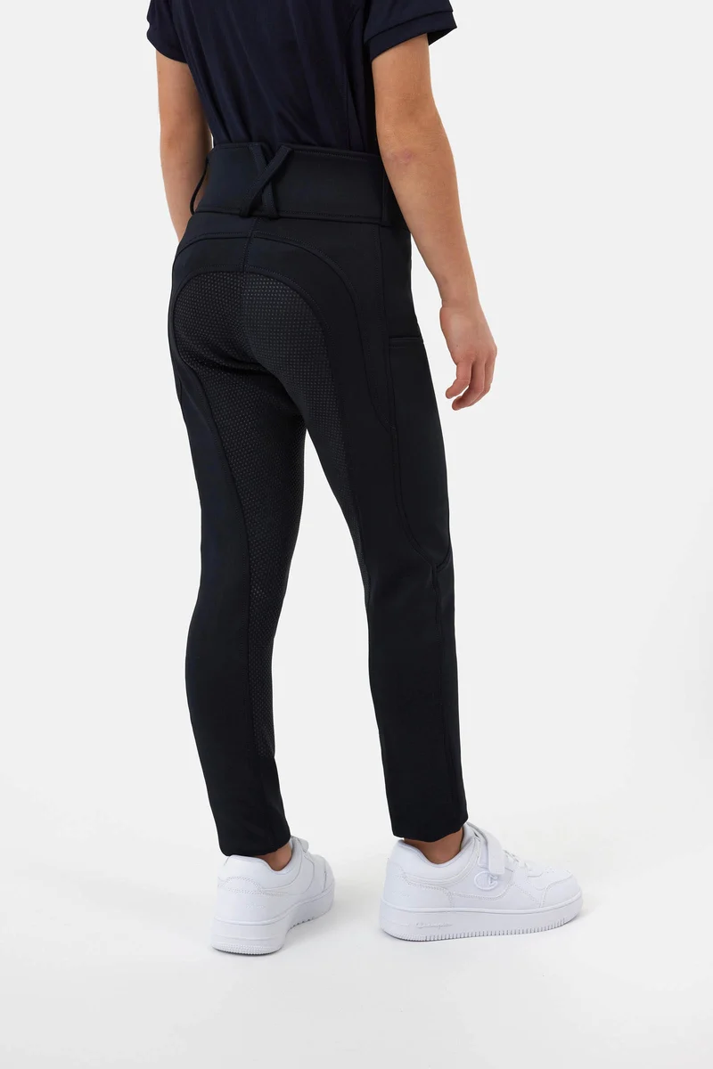 Young Rider Chara Vollbesatz-Reithose Dark Navy 146-152