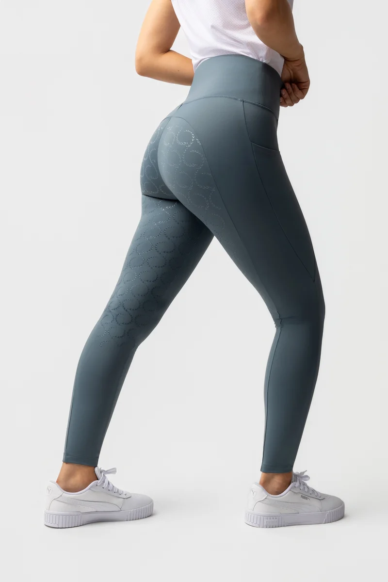 Gillian Damen Thermo Vollbesatz Leggings stormy weather 40