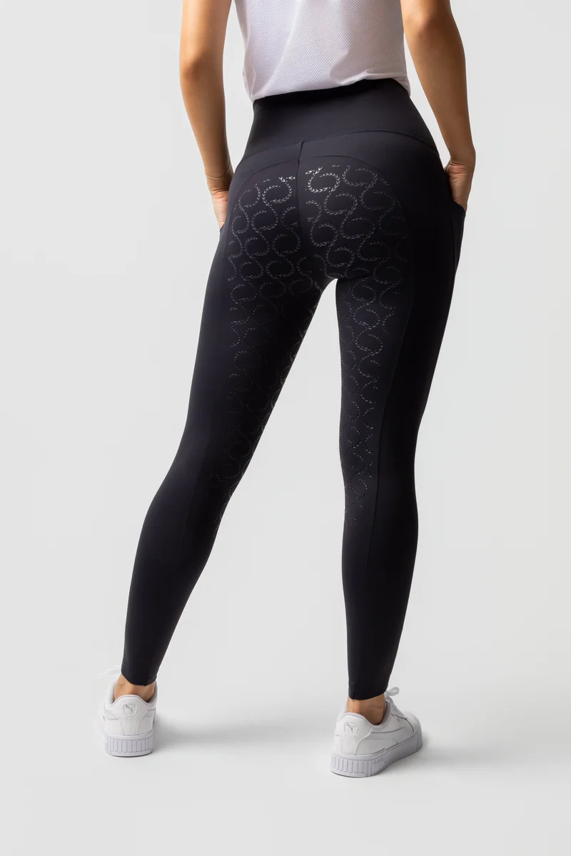 Gillian Damen Thermo Vollbesatz Leggings dark nay 34