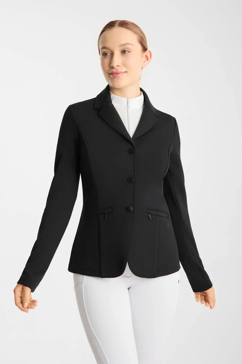 Gisela Damen perforierte Turnierjacke Black 40