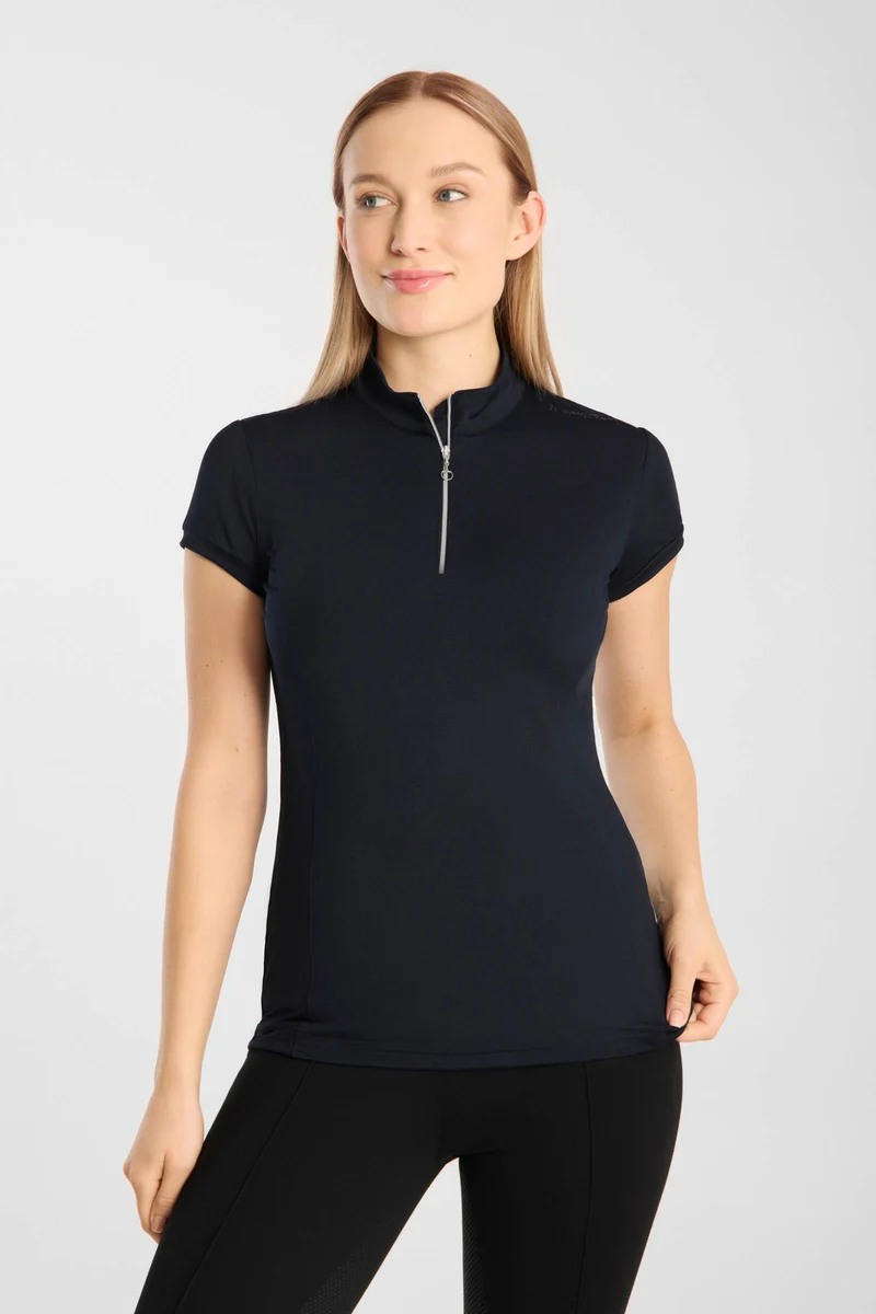 Mina Damen Trainingsshirt Dark Navy 42