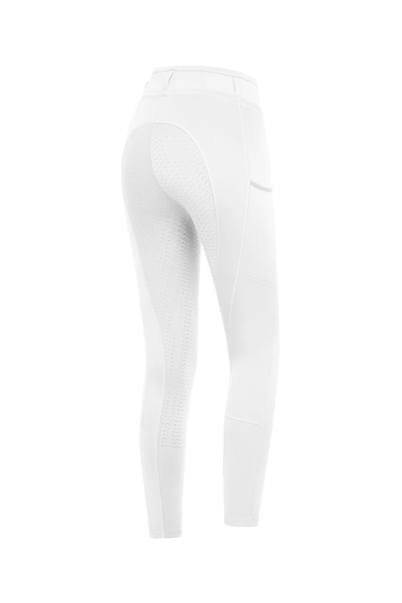 Ella Kinder Reitleggings White 164