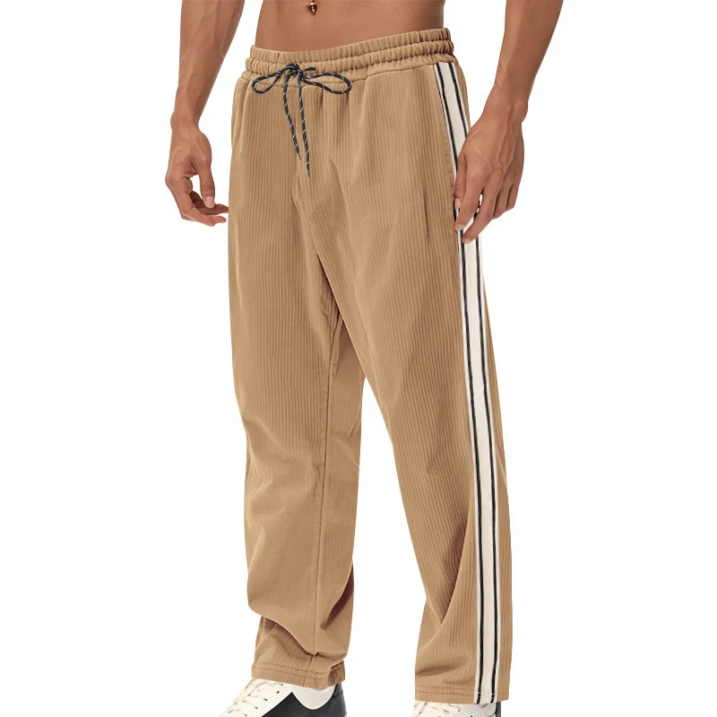 Herren Sportliche Plank-Hose mit Streifen-Design Drune