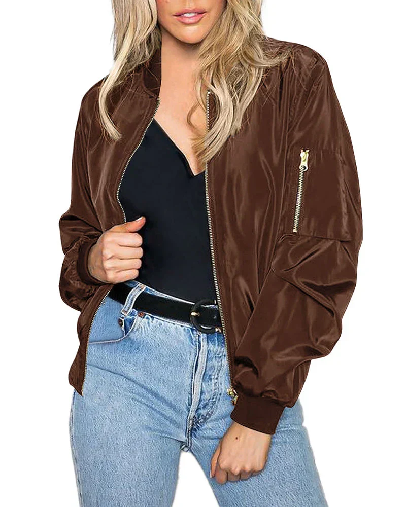 Drune | Klassische und Elegante Bomberjacke mit Taschen, Perfekt für Alle Anlässe