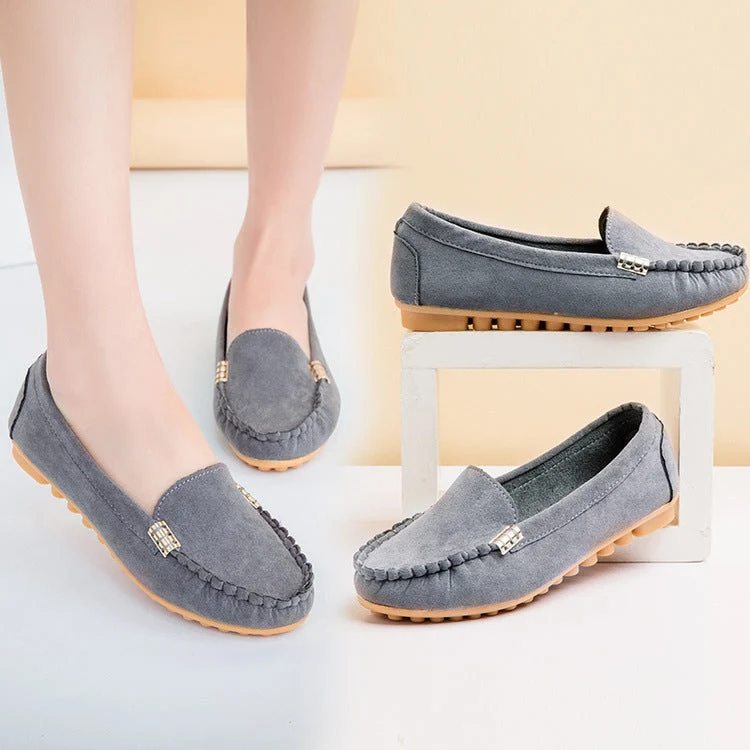Damen Mokassin Slipper mit flexibler Sohle und modischem Design Drune