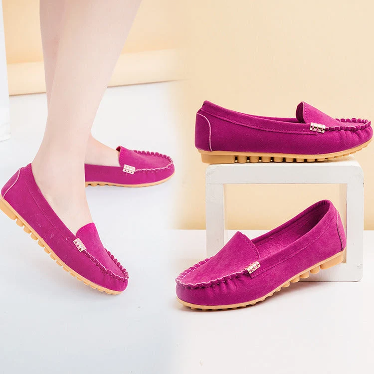 Damen Mokassin Slipper mit flexibler Sohle und modischem Design Drune
