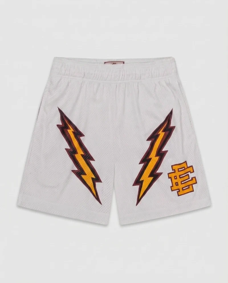 Damen Lounge-Shorts Logomuster Elastikbund Logo-Patch