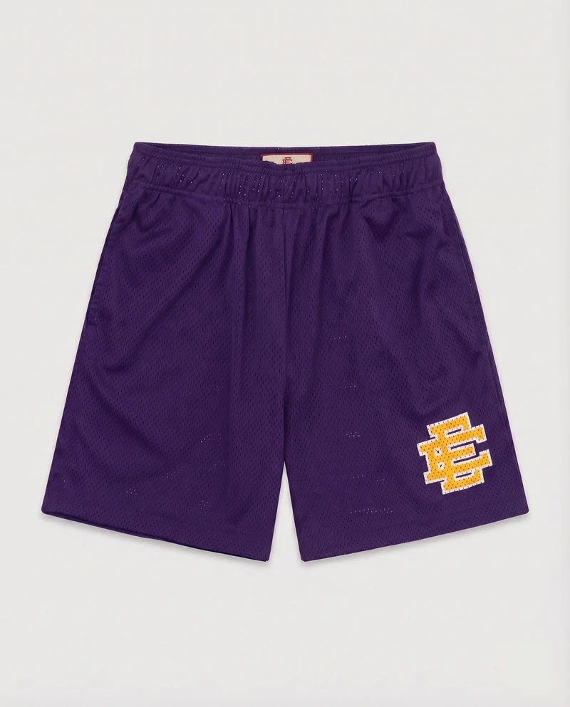 Damen Lounge-Shorts Logomuster Elastikbund Logo-Patch