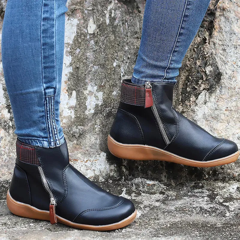 Orthopädische Premium-Stiefel mit Reißverschluss