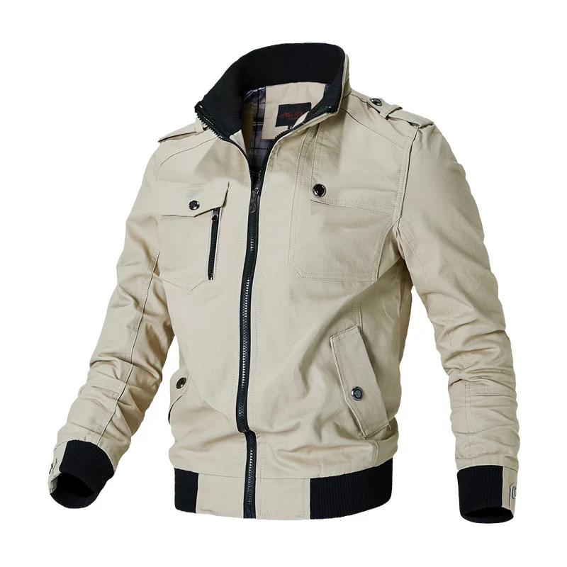 Herren modische Utility-Jacke Drune