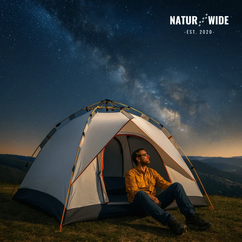 Naturwide Outdoor Tent – Automatic Setup in 3 Seconds
