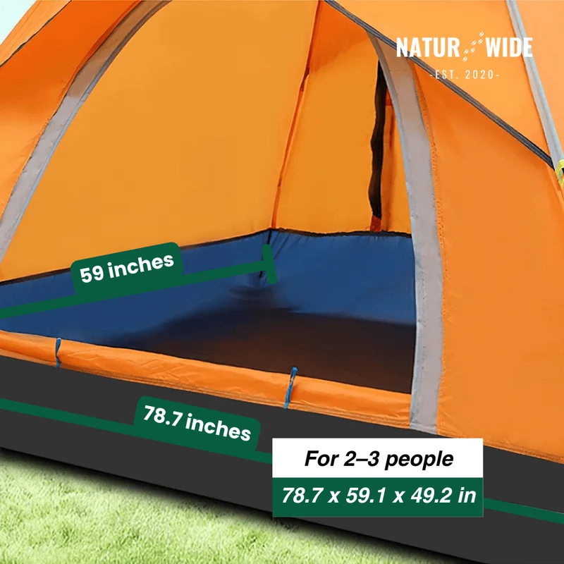 Naturwide Outdoor Tent – Automatic Setup in 3 Seconds