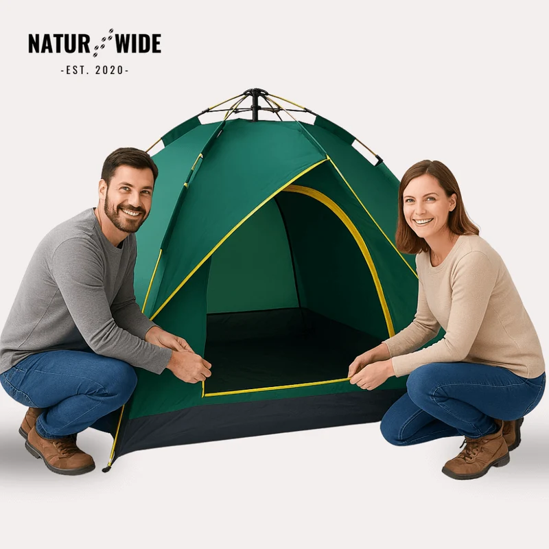 Naturwide Outdoor Tent – Automatic Setup in 3 Seconds