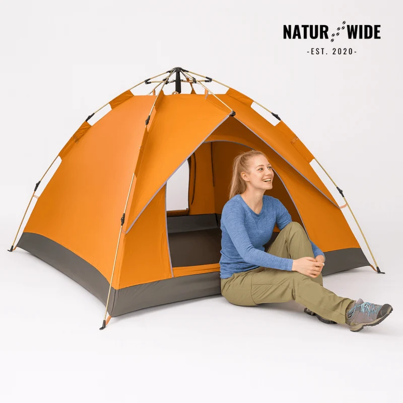 Naturwide Outdoor Tent – Automatic Setup in 3 Seconds