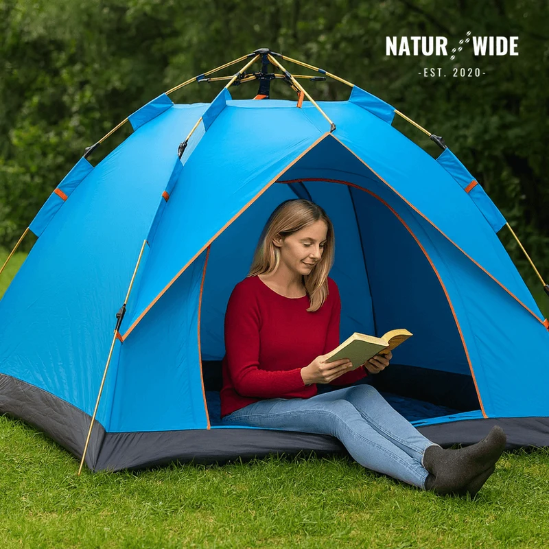 Naturwide Outdoor Tent – Automatic Setup in 3 Seconds