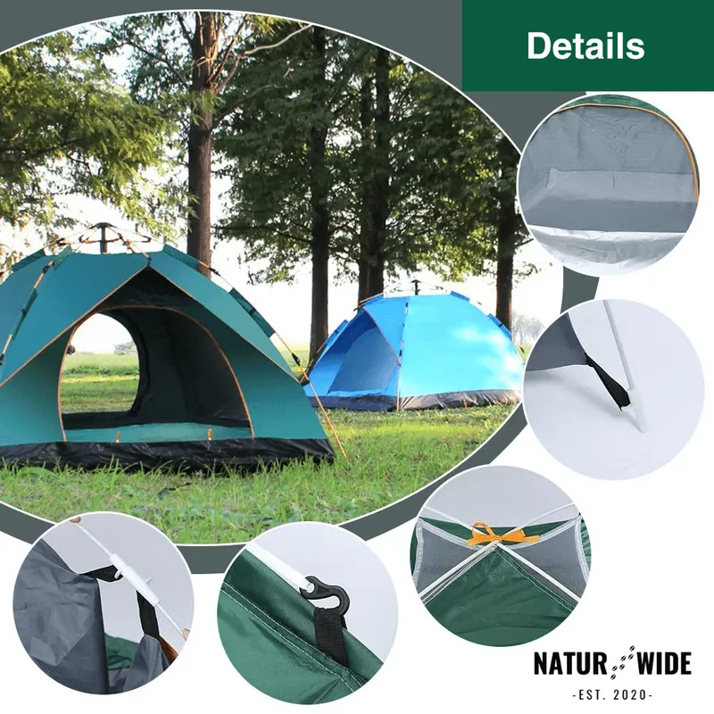 Naturwide Outdoor Tent – Automatic Setup in 3 Seconds