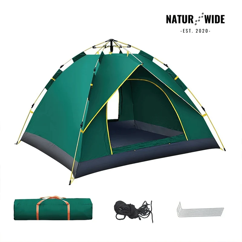 Naturwide Outdoor Tent – Automatic Setup in 3 Seconds
