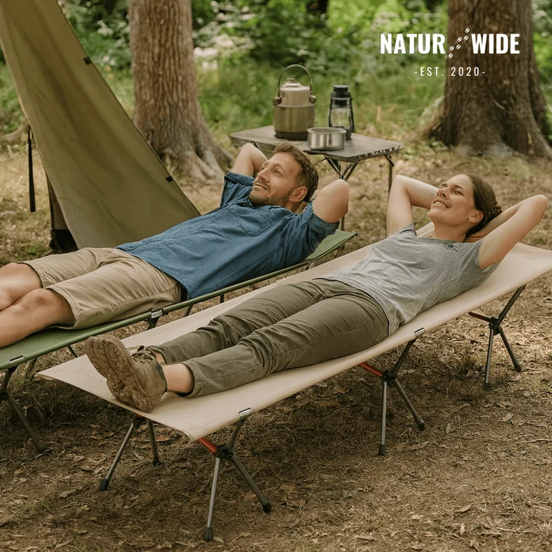 Naturwide Outdoor Camping Cot – Ultralight & Foldable