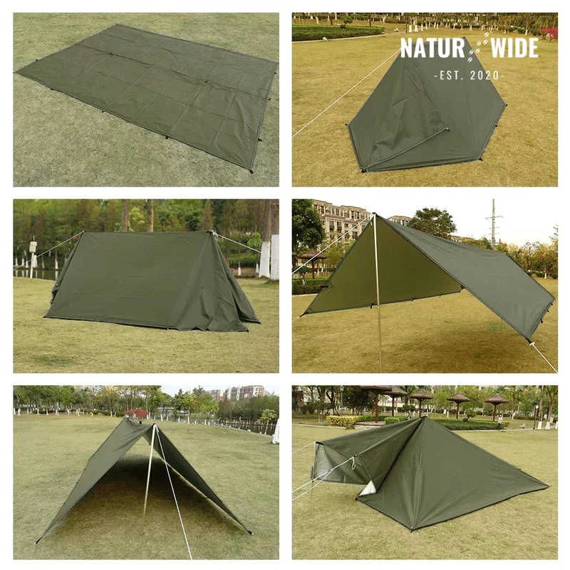 Versatile Sun and Rain Protection Tarp