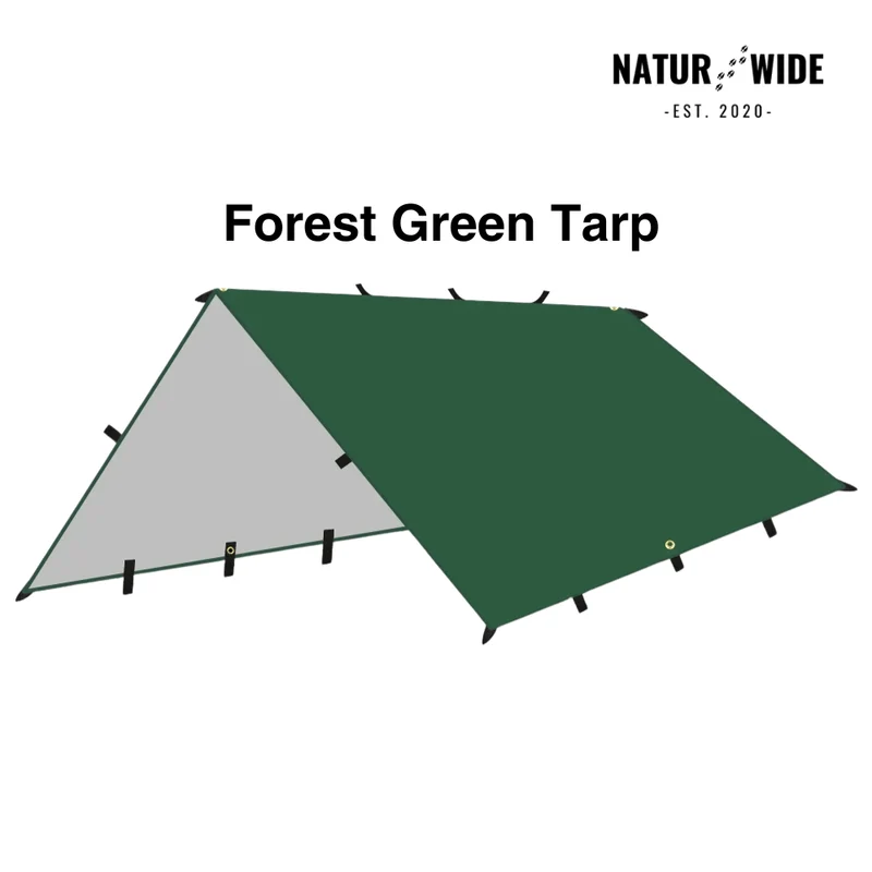 Versatile Sun and Rain Protection Tarp
