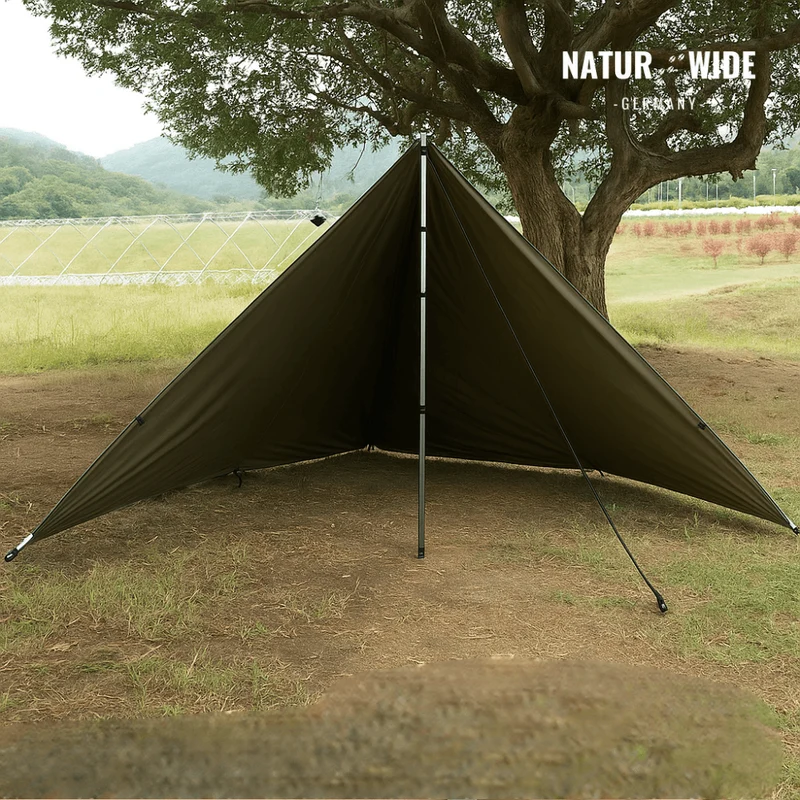 Versatile Sun and Rain Protection Tarp