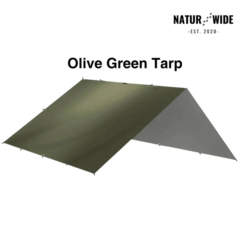 Versatile Sun and Rain Protection Tarp