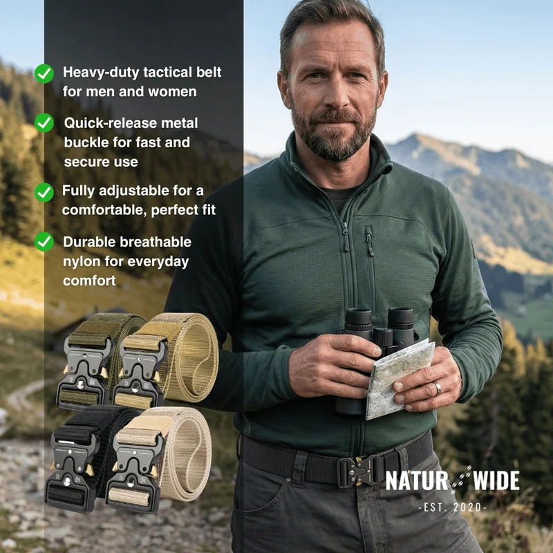 Tactical Outdoor Belt – Your Reliable Companion in Any Situation
