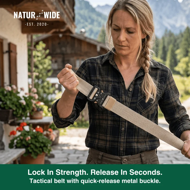 Tactical Outdoor Belt – Your Reliable Companion in Any Situation