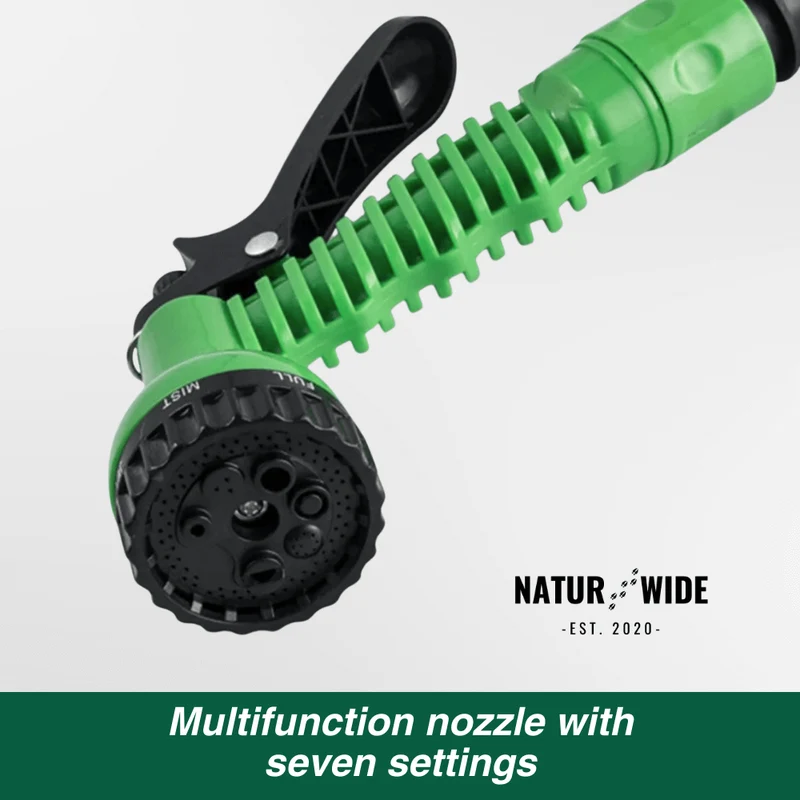 AquaFlex Pro – The Flexible Garden Hose with 7 Spray Functions