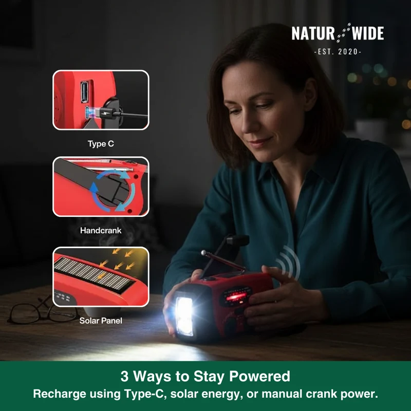 Emergency All-in-One Radio – Power and Information in Emergencies