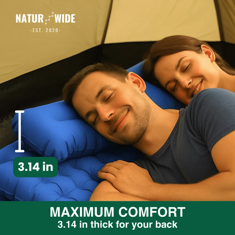 Ultralight Compact 2-in-1 Sleeping Pad – Perfect for Any Adventure for Two