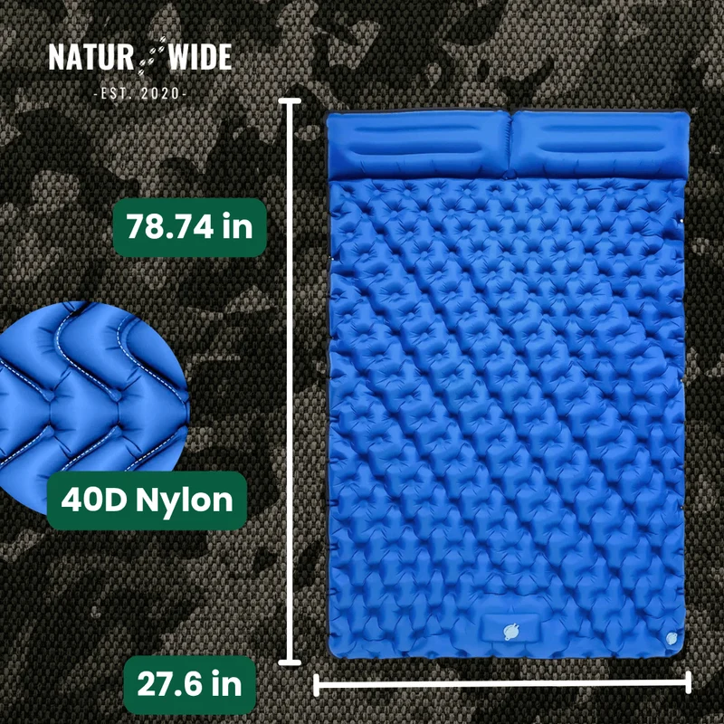 Ultralight Compact 2-in-1 Sleeping Pad – Perfect for Any Adventure for Two