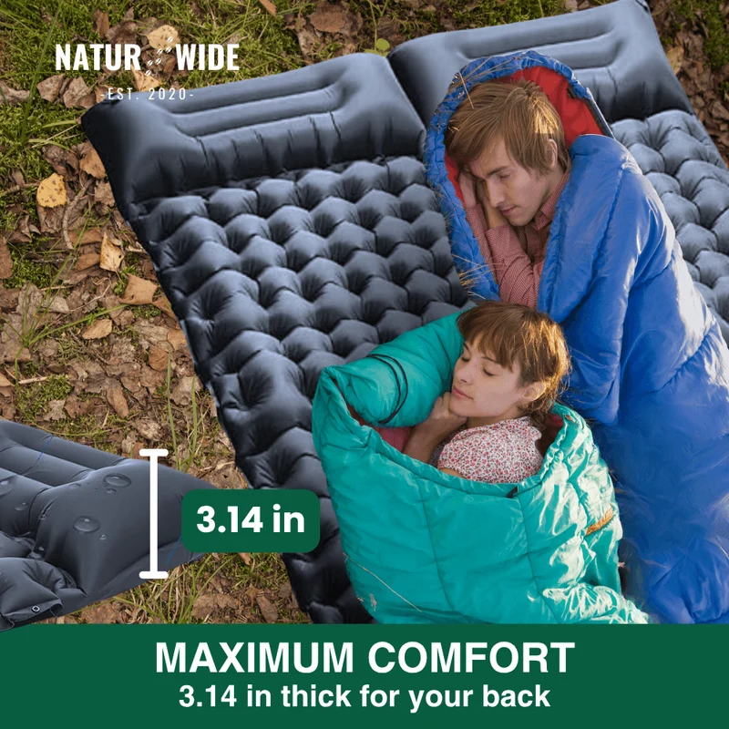Ultralight Compact 2-in-1 Sleeping Pad – Perfect for Any Adventure for Two