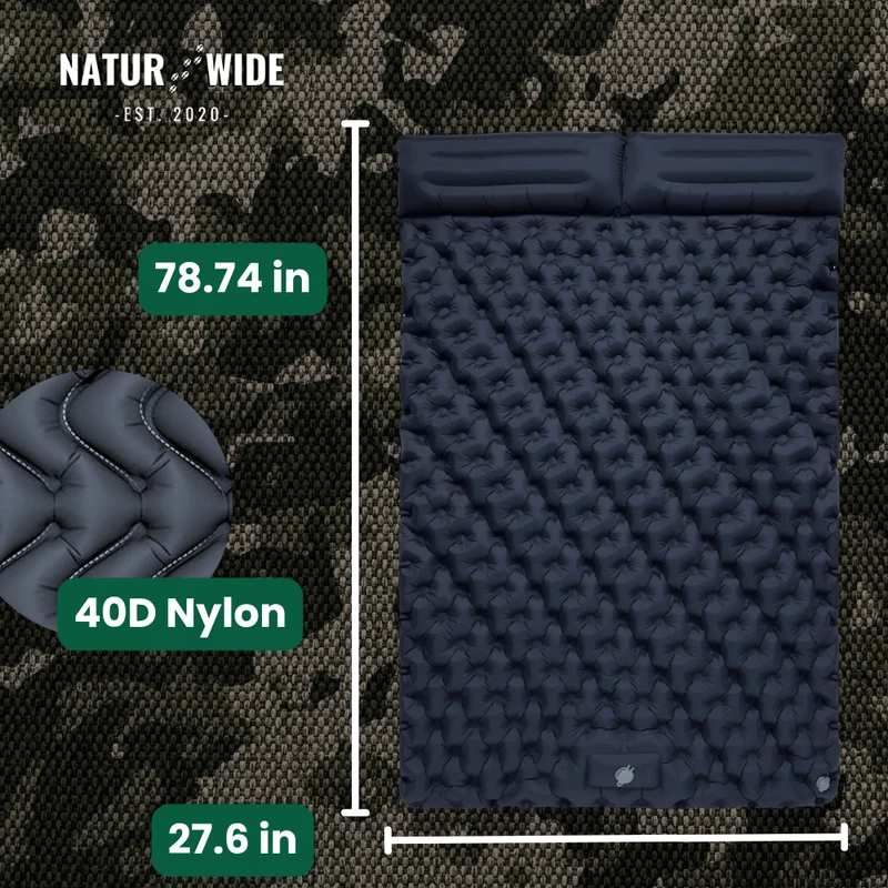 Ultralight Compact 2-in-1 Sleeping Pad – Perfect for Any Adventure for Two
