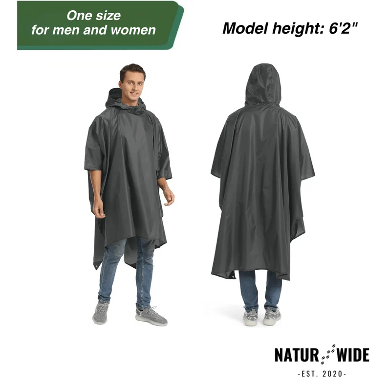 3-in-1 Rain Poncho – Protection for Any Weather