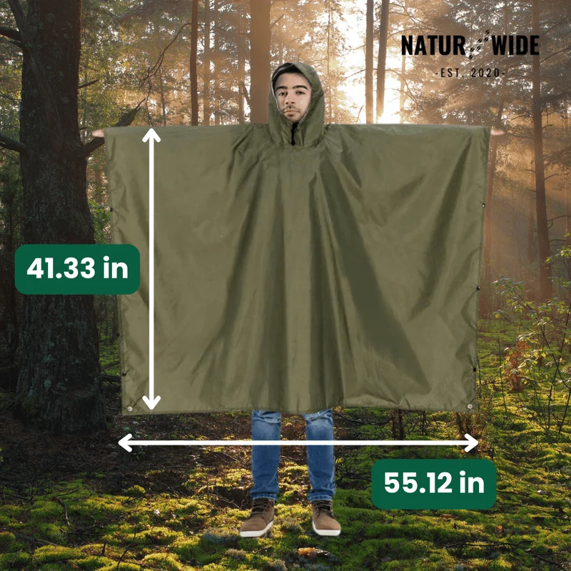 3-in-1 Rain Poncho – Protection for Any Weather