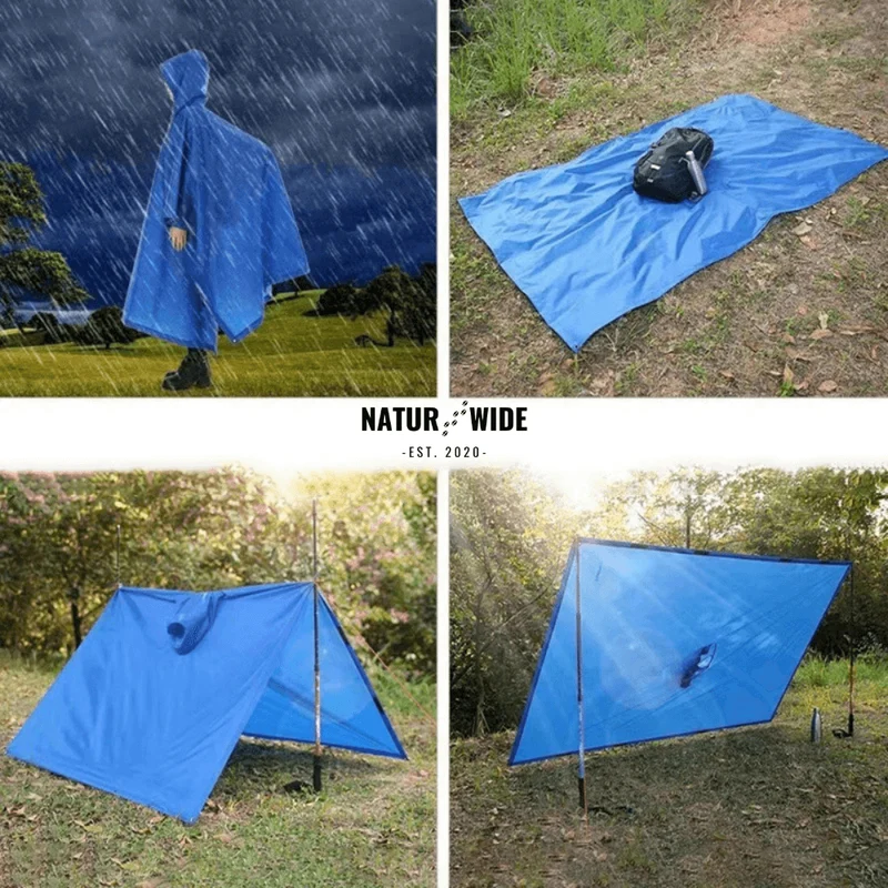 3-in-1 Rain Poncho – Protection for Any Weather