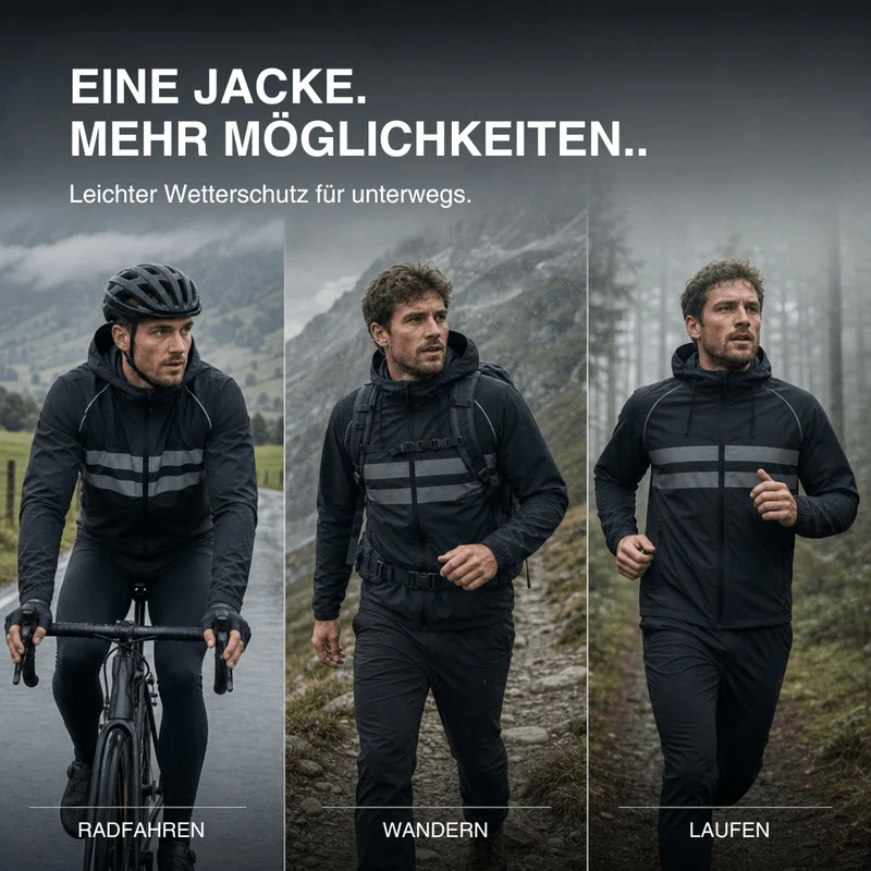 Ultraleichte Regenjacke Pro